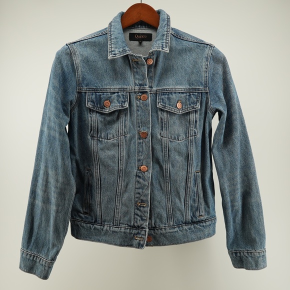Quince Jackets & Blazers - Quince 100% Organic Cotton Denim Jacket
